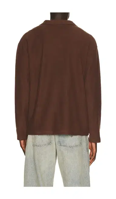 Rhythm Vintage Terry Long Sleeve Polo | Thumbnail 2