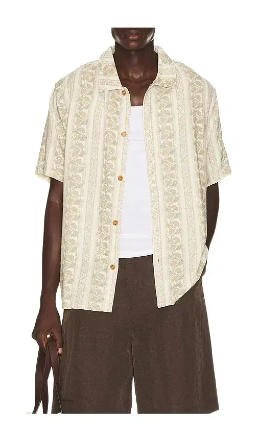 Rhythm Paisley Stripe Shirt