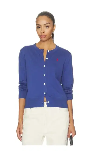 Polo Ralph Lauren Cotton Long Sleeve Cardigan | Thumbnail 1