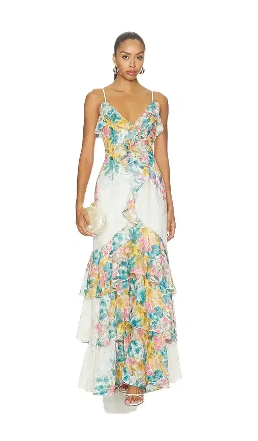 Elliatt Clementina With Ruffle Detailing Maxi Dress