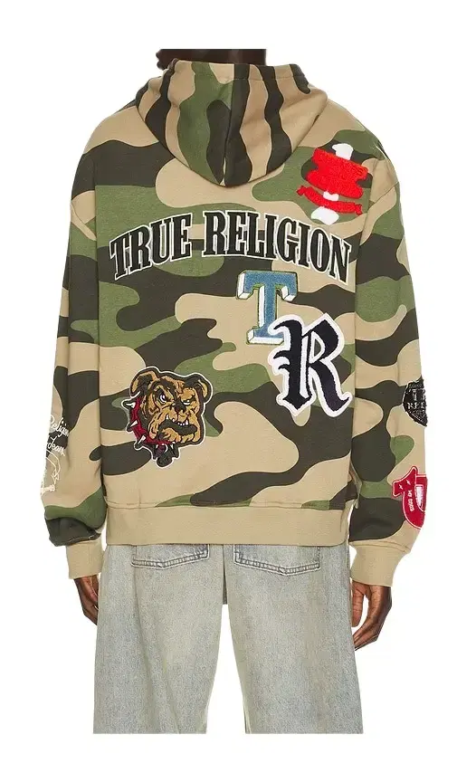 True Religion Logo Patch Hoodie