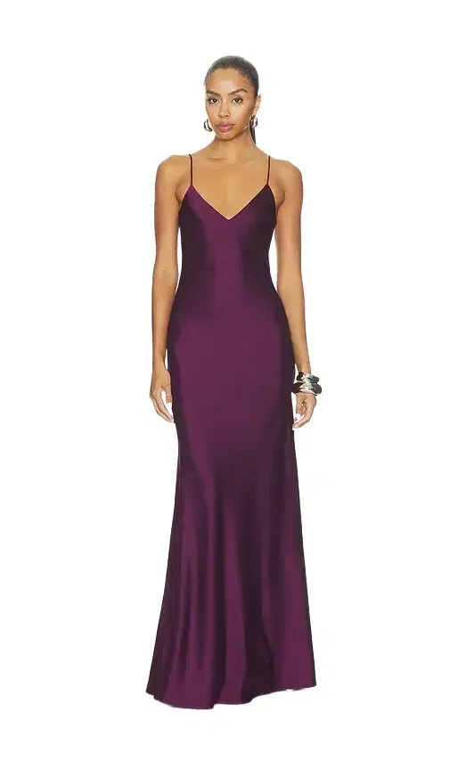 ALEJANDRA ALONSO ROJAS Bias Slip Gown