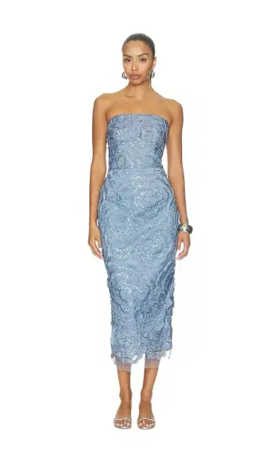 Elliatt Elisa Strapless Midi Dress | Thumbnail 1