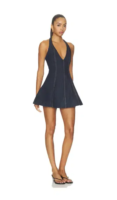 Retrofête Renfri Denim Dress | Thumbnail 2