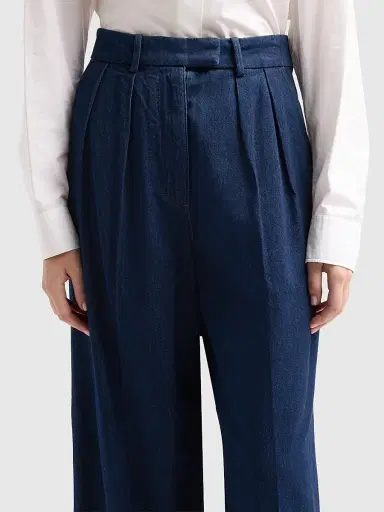Anine Bing Women's Lou Denim Wide-Leg Jeans | Thumbnail 5 Anine Bing Women's Lou Denim Wide-Leg Jeans | Thumbnail 5