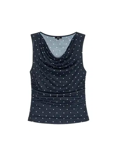 RAILS Women's Fete Polka Dot Top - Navy Polka Dots | Thumbnail 1