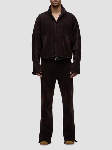 Hudson Jeans Men's Faux-Suede Jacket - Dark Brown - Size XXL | Thumbnail 2 Hudson Jeans Men's Faux-Suede Jacket - Dark Brown - Size XXL | Thumbnail 2