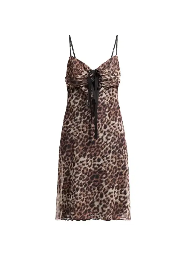 Marc Jacobs Women's Leopard-Print Slip Dress - Brown Multi