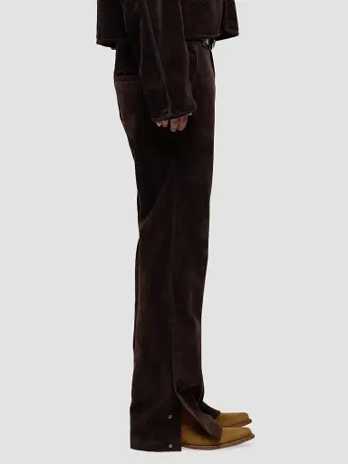 Hudson Jeans Men's Walker Faux-Suede Trousers - Dark Brown - Size 40 | Thumbnail 5 Hudson Jeans Men's Walker Faux-Suede Trousers - Dark Brown - Size 40 | Thumbnail 5