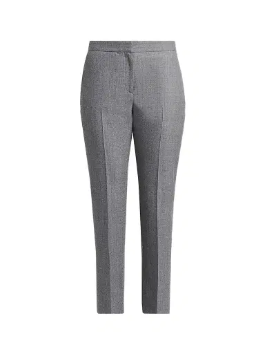 Alexander McQueen Women's Crop Wool Cigarette Trousers | Thumbnail 1