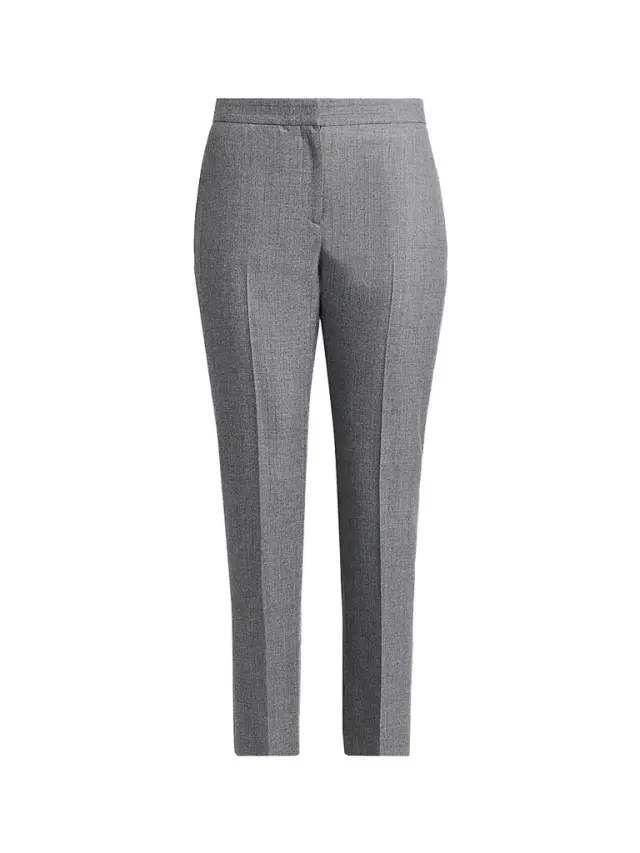 Alexander McQueen Women's Crop Wool Cigarette Trousers