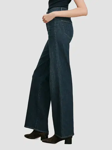 Veronica Beard Women's Taylor High-Rise Wide-Leg Jeans - Sweet Dream | Thumbnail 5 Veronica Beard Women's Taylor High-Rise Wide-Leg Jeans - Sweet Dream | Thumbnail 5