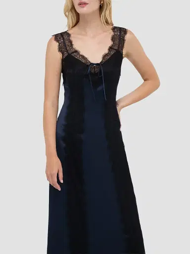Hill House Home Women's The Winsome Dress - Midnight Navy | Thumbnail 6