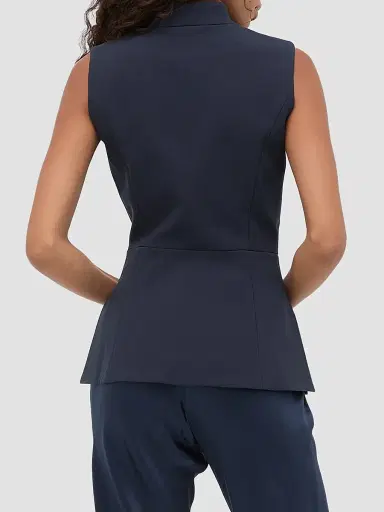 Hill House Home Women's The Katrina Top - Midnight Navy | Thumbnail 5
