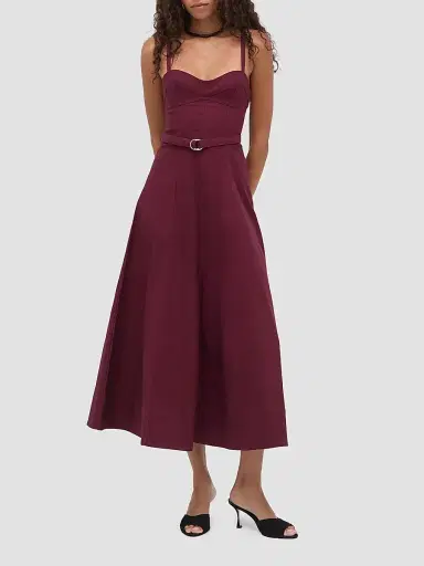 Hill House Home Women's The Fiona Dress - Mulberry | Thumbnail 2