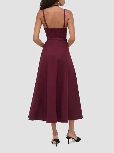 Hill House Home Women's The Fiona Dress - Mulberry | Thumbnail 4