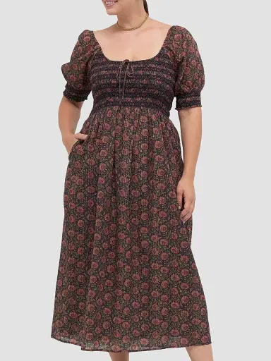 Hill House Home Women's The Madeline Nap Dress - Thornfield Tapestry | Thumbnail 4