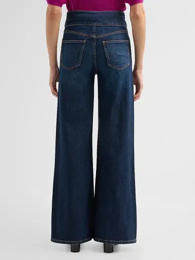 Ramy Brook Women's Liv Wide-Leg Jeans - Dark Rinse | Thumbnail 3 Ramy Brook Women's Liv Wide-Leg Jeans - Dark Rinse | Thumbnail 3