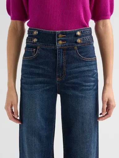 Ramy Brook Women's Liv Wide-Leg Jeans - Dark Rinse | Thumbnail 5 Ramy Brook Women's Liv Wide-Leg Jeans - Dark Rinse | Thumbnail 5
