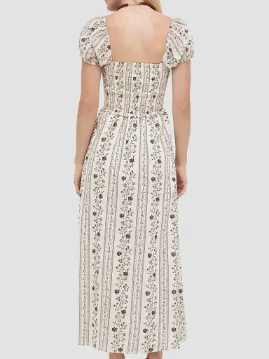 Hill House Home Women's The Aster Nap Dress - Kelmscott Ribbon Stripe | Thumbnail 4