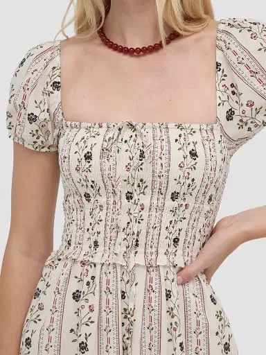 Hill House Home Women's The Aster Nap Dress - Kelmscott Ribbon Stripe | Thumbnail 8