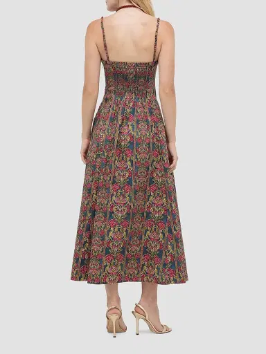 Hill House Home Women's The Maisie Dress - Stowell Medallion Stripe | Thumbnail 3
