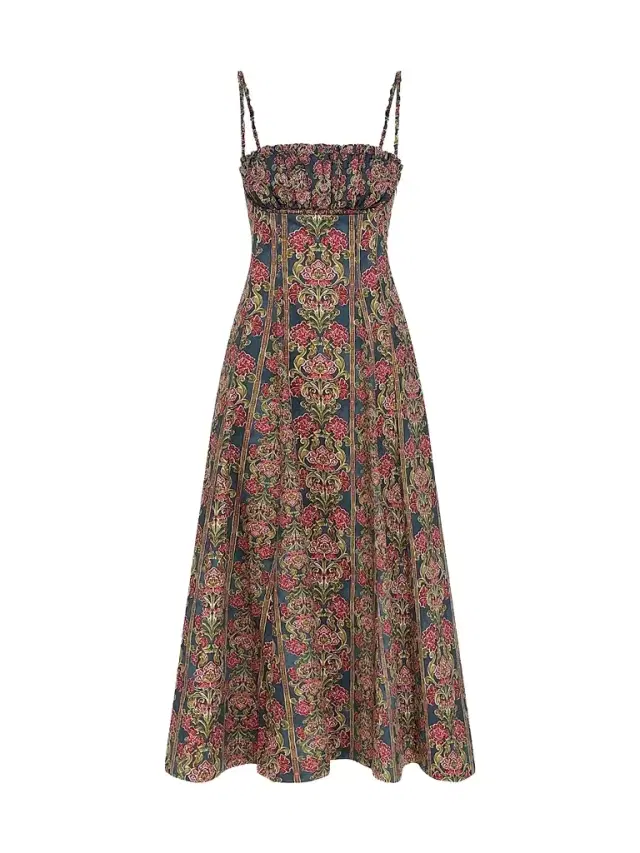 Hill House Home Women's The Maisie Dress - Stowell Medallion Stripe