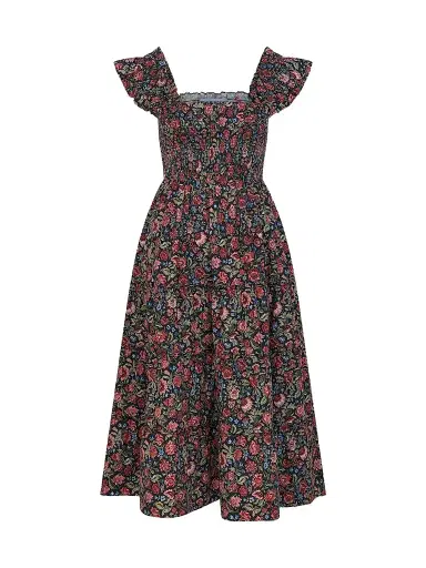 Hill House Home Women's The Ellie Nap Dress - Jacobean Sprig | Thumbnail 1