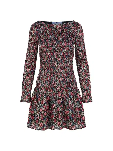 Hill House Home Women's The Dalia Mini Nap Dress - Jacobean Sprig | Thumbnail 1