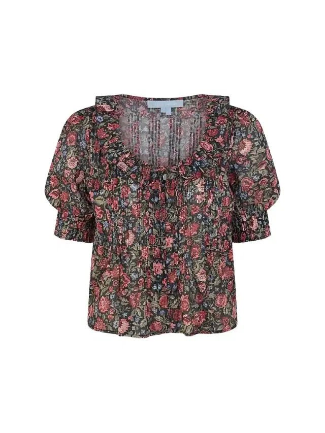 Hill House Home Women's The Camri Top - Jacobean Sprig