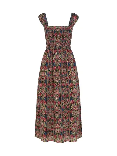 Hill House Home Women's The Harper Nap Dress - Stowell Medallion Stripe | Thumbnail 1