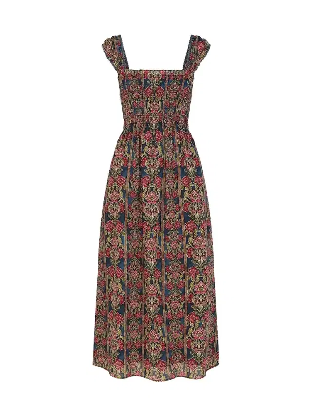 Hill House Home Women's The Harper Nap Dress - Stowell Medallion Stripe