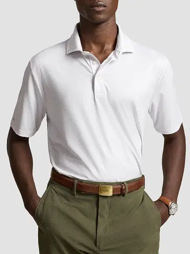 Polo Ralph Lauren Men's Tailored-Fit Performance Polo Shirt | Thumbnail 4 Polo Ralph Lauren Men's Tailored-Fit Performance Polo Shirt | Thumbnail 4