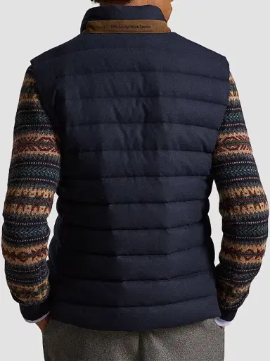 Polo Ralph Lauren Men's Stanwood Wool-Blend Brushed Down Vest | Thumbnail 3