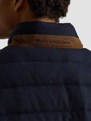 Polo Ralph Lauren Men's Stanwood Wool-Blend Brushed Down Vest | Thumbnail 6