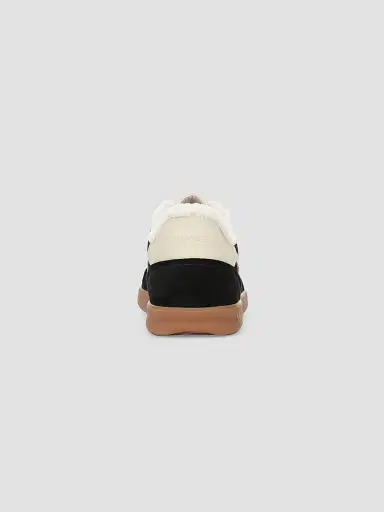 Vince Women's Oasis Shearling-Lined Suede Sneakers - Black | Thumbnail 3 Vince Women's Oasis Shearling-Lined Suede Sneakers - Black | Thumbnail 3
