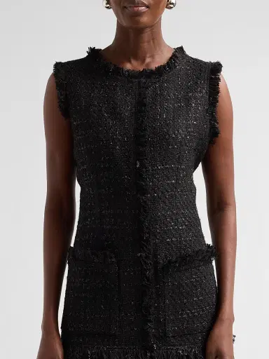 Kobi Halperin Women's Rives Sequin-Embellished Tweed A-Line Mini Dress | Thumbnail 5 Kobi Halperin Women's Rives Sequin-Embellished Tweed A-Line Mini Dress | Thumbnail 5