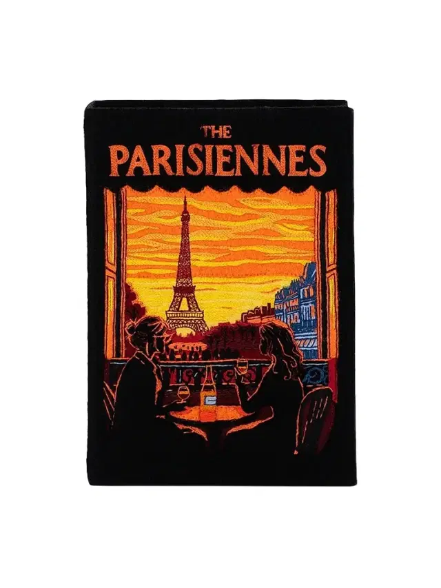 Olympia Le-Tan Women's Voyages The Parisiennes Silk Clutch - Black