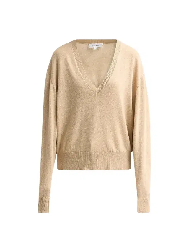 Ronny Kobo Women's Jayden Cashmere V-Neck Sweater - Oatmeal
