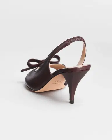 Dior Dior Bow Heeled Slingback Sandal | Thumbnail 4 Dior Dior Bow Heeled Slingback Sandal | Thumbnail 4