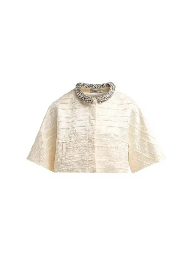 Simkhai Women's Elvessa Cropped Jacket - Porcelain