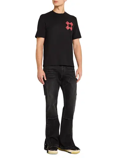 AMIRI Men's MA Quad Cotton T-Shirt - Black | Thumbnail 2