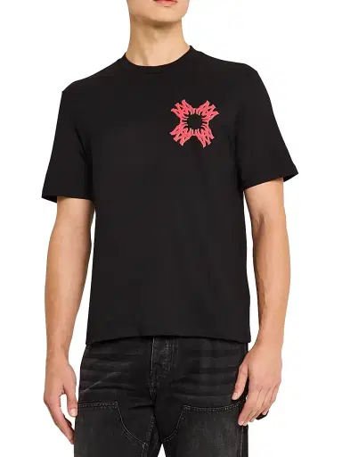 AMIRI Men's MA Quad Cotton T-Shirt - Black | Thumbnail 3