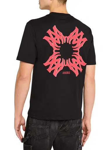 AMIRI Men's MA Quad Cotton T-Shirt - Black | Thumbnail 4