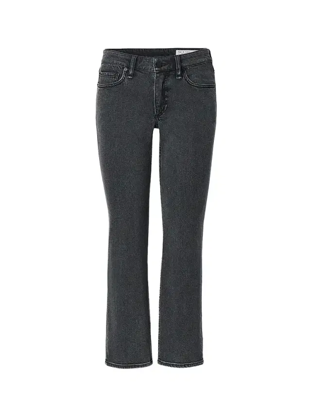 rag & bone Women's Stretch Featherweight Harlow Low-Rise Ankle Straight Jeans - Angela