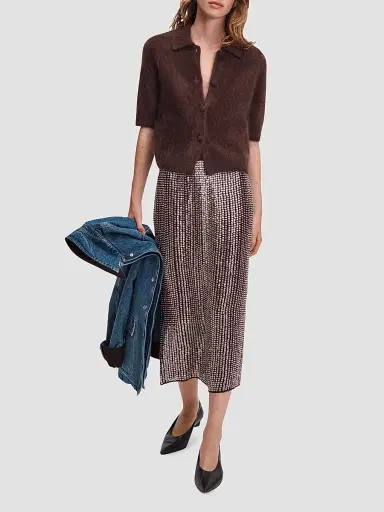 rag & bone Women's Jada Cashmere Cardigan - Dark Brown | Thumbnail 2 rag & bone Women's Jada Cashmere Cardigan - Dark Brown | Thumbnail 2