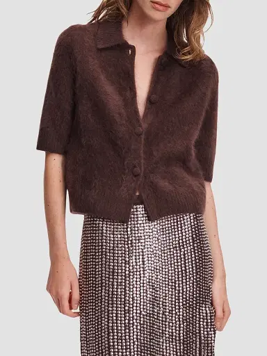 rag & bone Women's Jada Cashmere Cardigan - Dark Brown | Thumbnail 5 rag & bone Women's Jada Cashmere Cardigan - Dark Brown | Thumbnail 5