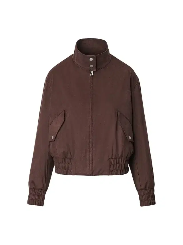 rag & bone Women's Eliza Faux-Suede Bomber Jacket - Dark Brown