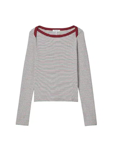 rag & bone Women's The Essential Rib Striped Long-Sleeve Shirt - Multi | Thumbnail 1 rag & bone Women's The Essential Rib Striped Long-Sleeve Shirt - Multi | Thumbnail 1