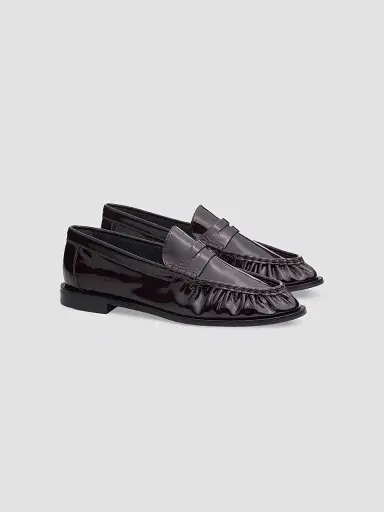 rag & bone Women's Lexi Leather Penny Loafers - Morello Patent | Thumbnail 2 rag & bone Women's Lexi Leather Penny Loafers - Morello Patent | Thumbnail 2